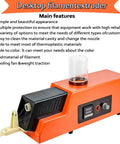 Killer Desktop 3D Filament Extruder Machine With 120 Watt Power And Adjustable Speed Settings, Bright LCD Control Panel, compact design for home recycling.