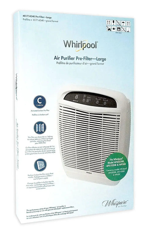 4 Pack Activated Carbon Air Purifier Pre Filters For AP51030K AP45030K APR45130L WP500 box with product image