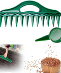 8 In 1 Hand Held Seed Spreader And Planter Tool With Fertilizer Dispenser Seed Hole Maker Seed Spacer And Adjustable Depth Control