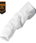 Breathable Particle Protection Sleeve Protectors for Dust and Dirt, 21 Inch Length, One Size Fits Most, White, 200 Count Per Case