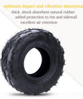 145/70-6 Go-to Tire Replacement For Go Karts And ATVs On Mini Bikes 14x6-6 black rubber tire with tread pattern