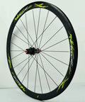 Rugged 700C Carbon Fiber Wheelset With 40mm Depth Matte Aluminum Rim CV Brakes Quick Release Front 100mm Rear 130mm 7 8 9 10 11