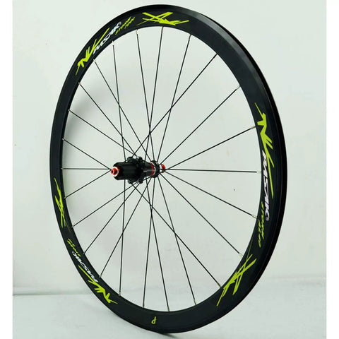 Rugged 700C Carbon Fiber Wheelset With 40mm Depth Matte Aluminum Rim CV Brakes Quick Release Front 100mm Rear 130mm 7 8 9 10 11