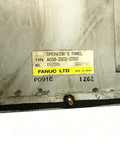 FANUC operator panel cover labeled OP Panel PCB Assembly A05B-2502-C050 A20B-2101-0370 for Robot Controller Interface and Operator Panel on R-30iA Control Cabinets, Spare Parts for Robotic System