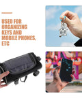 Top Tiers Waterproof Bike Handlebar Bag In Black 900d Oxford Cloth With PVC Front Pouch Perfect For Streamlined Rides Commutes And Daily Adventures To Keep Your Gear Organized, black bike handlebar bag holds phone and keys