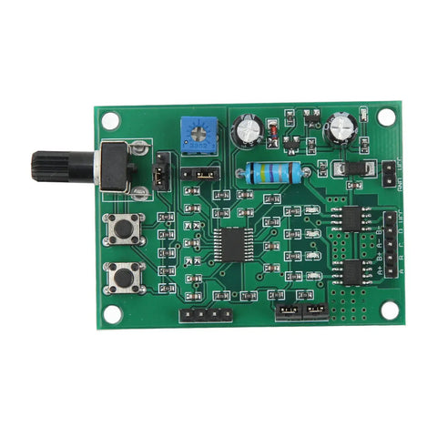Micro Stepper Motor Driver Board For Robotics And Automation, Compact PCB module with knobs and connectors