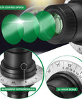 Polar Finder Scope For EQ 5 Mount With Quick Eyepiece Focus Sharp Reticle Precise Polar Alignment Black anodized details