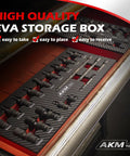 1/4 Inch Drive Universal Impact Socket Set in EVA storage box with easy placement, 18 Piece Swivel Wobble Kit with 5-15mm metric sockets.