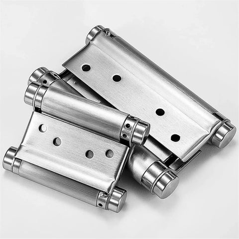 Stainless Steel Double Door Hinge Set For Cabinets And Drawers With Automatic Closing Built To Last Easy Install Fits 3 4 5 6 Inch Openings 4 Inch