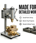Mini Benchtop Drill Press With Variable Speed For Precision Watch Repair And Jewelry Making 0.01mm Accuracy soft metal drilling workstation.