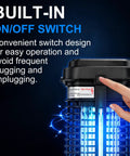 Outdoor Bug Zapper 20W High Powered 4000V Electric Mosquito Killer With Switch Waterproof For Home Backyard Patio And Garden