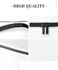 Close-up of Your Holy Grail Travel Makeup Bag Features A Cool Black And White Piano Grid Design with zipper and stitching detail.