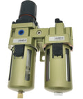 Pro Grade Lubricator Air Filter FRL Unit Combo With Regulator And Quarter Inch Gauge Port For Pneumatic Systems all in one