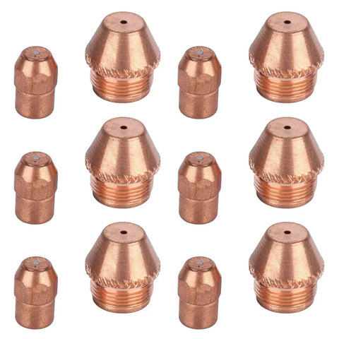 Plasma Cutter Consumables Set For TZ 100 100A Torch Replacement Electrodes And Nozzles Copper Tips Kit