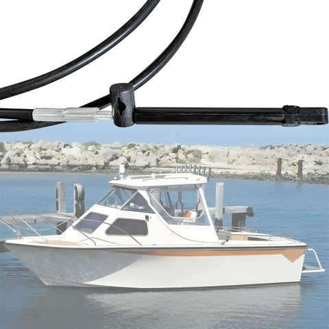 2 Pack 16ft Gen II Boat Throttle And Shift Remote Control Cable For Mariner Mercury MerCruiser Replaces CC18916 on a boat