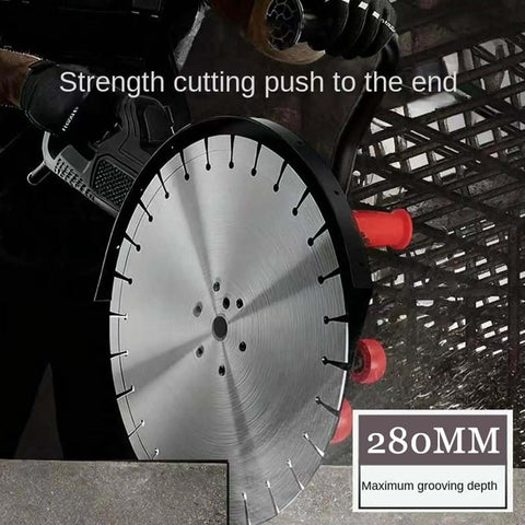Heavy Duty Electric Concrete Edge Cutter Saw With 8900W Wall Cutting Motor And Water Pump Kit for cutting brick stone with 280mm blade.