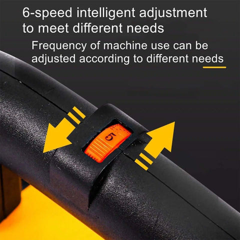 Heavy Duty 4 Head Concrete Floor Grinder With Four Diamond Wheels And Six Speed Controls showing 6-speed adjustment feature.