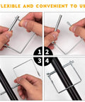 Installation and use of 10 Piece Large Trailer Coupler Pin Set Heavy Duty Hitch Pin Locking Pin 5 Sixteenth Inch By Two And Three Quarter Inch 8x70mm Zinc Plated Carbon Steel Outdoor Use Rust Resistant And Secure Trailer Hitch in sequence of images showing flexible application.