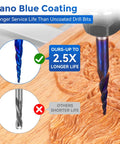 10 Piece CNC Router Bit Set One Quarter Inch Shank Pro Grade Carbide Bits For Woodworking Detailing Carving