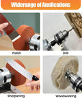 Slick Little Mini Belt Sander And Bench Grinder With 96 Watt Copper Motor For Smooth Knife And Tool Sharpening Adjustable Speed Home Wood And Metal Workshop Knockout Gem demonstrating polishing, sharpening, drilling, and woodworking tasks.