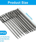 Master Grade Magnetic Torx Bit Collection Featuring T6 Through T40 Security Tips Constructed From Badass Alloy Steel For Zero Hassle Vacuum Servicing And A Dependable Gear Stack That Holds Up Great, 11-piece kit.