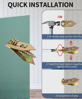 No Drill Drywall Anchors And Screws Kit Hangs Heavy Loads Up To Eighty Pounds Without Breaking A Sweat Fast Rock Solid Installation steps shown.