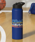Waterboy Hydration Crew Stainless Steel Insulated Water Bottle Built For Dual Wall Protection Keeps Drinks Hot Or Cold Leak Proof Flip