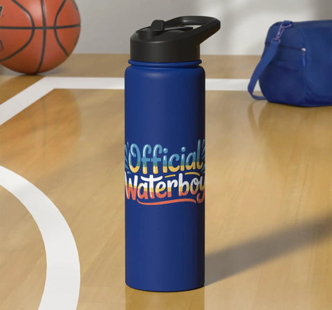 Waterboy Hydration Crew Stainless Steel Insulated Water Bottle Built For Dual Wall Protection Keeps Drinks Hot Or Cold Leak Proof Flip