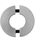 Heavy Duty Aluminum Alloy Split Shaft Collar Limit Ring 6-20mm Screw For Drive Shafts Gearbox Motors Tough Anodized Finish Guarantees Long Life Pro Grip Strength Handles Loads Without Slipping During Mechanical Operation Or Project Build, front view