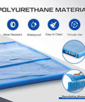 Close-up of polyurethane material for Eight Piece Concrete Stamping Mats Set With Reusable Polyurethane Texture Mats For Patios Floors Driveways And Walkways In Seven Colors Square Design For DIY Friendly Fast Durable Stamping Of Concrete Surfaces.