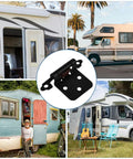 Spring Loaded RV Cabinet Door Hinges That Self Close and Stay Shut Heavy Duty Steel Half Overlay Semi Concealed Hinges with RVs