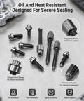 Valve Cover Bolt Kit 22 Pack for 3.0L V6 BMW Engines 2006 2007 325i 330i 525i 530i Z4 OE Replacement Screws for a Snug Seal and Leak Free Performance Today, black steel bolts