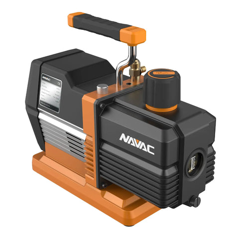 Professional Grade Smart Vacuum Pump For HVAC Systems Featuring Built In Digital Micron Gauge And 6 Cfm Flow Rate With Two Year Warranty For Total No Sweat Operation
