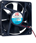 Beefed Up Evaporator Fan Motor 24V DC Brushless Replacement For Atosa Refrigeration Units with visible label and wires