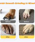 Before and after using Replacement Diamond Grinding Wheel For Dog Nail Grinder Compatible With N10 N20 N30 N50 N60 N65