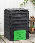120 Gallon Big Capacity Compost Bin BPA Free Outdoor Composting Tumbler For Garden With Rugged PP Construction