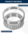 Tapered Roller Bearing Cone And Cup Set 50mm Bore 72mm OD 15.5mm Thick Chrome Steel ABEC 3 High Load Heavy Duty