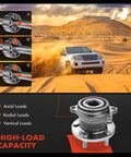 Two-Pack Beefed-Up Rear Wheel Bearing And Hub Assembly For 5-Lug Subaru Outback 2005-2009 And Legacy 2005-2009 Wagon And Sedan