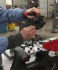 Person using Power-T Handle Torx Star Key Set T8 To T40 8 Piece Heavy Duty Alloy Steel Tools for repairs in workshop