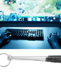 Must Have 5 Piece Tube Brushes Kit Clean Dirty Bottles Straws Mugs And Coffee Machines Fast With Stainless Steel Rod And Nylon Tufted Bristles Fit Small Niche Areas Plus Key Ring Hook Makes It Easy As Pie To Latch On Perfect For Every Home Job, black nylon tube brush on key ring