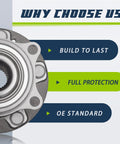 Front Or Rear Wheel Bearing Hub Assembly Compatible With Hyundai Veracruz 2007 2012 And Santa Fe Sport AWD 2013 2014 close-up