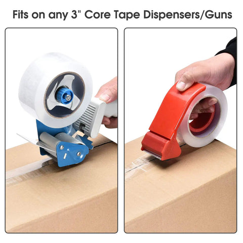 Heavy Duty Clear Packing Tape For Moving And Shipping Extra Sticky OPP Adhesive 2 Inch Wide 2.7 Mil 65 Yards compatible with dispensers