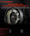 Top Tier Rear Left Side Drum Brake Hardware Kit For Toyota Corolla 2003 To 2006 Japan Build With 200mm Brakes Perfect Swap To Keep Your Wheels Grinding Smooth And Safe On The Road, rear drum hardware view