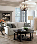 Vintage Style K9 Clear Crystal Chandelier Set Of 3 Pendant Lights for living room, black finish, dimmable E12 bulbs