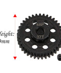 Five Pack Steel 48P Pinion Gear Sets For 3.175mm Shafts 33T 34T 35T 36T 37T Hardened One Eighth Inch gear with set screw