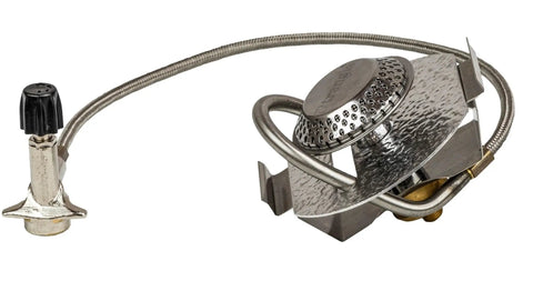 Ultralight Alcohol Stove Kit With 1.64 Lb Setup 1000 W Output Boil 1 L In About 8 Minutes aluminum burner close-up