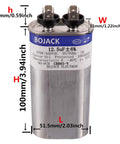 Must Have 12.5uF Oval Run Start Capacitor 370V to 440V For AC Motors And Fans CBB65 UL Recognized 12.5 MFD Replacement