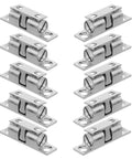 Solid Silver Copper Cabinet Door Rollers With Silent Close And Rust Resistant Finish, 10 Pack of durable copper rollers