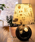 Nightmare Before Christmas Jack Skellington Table Lamp LED Light for Bedroom and Living Room with Halloween pattern shade