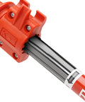 Hybrid Urinal And Shower Drain Auger With K-1 Cutter Head showing telescoping snake and red handle.